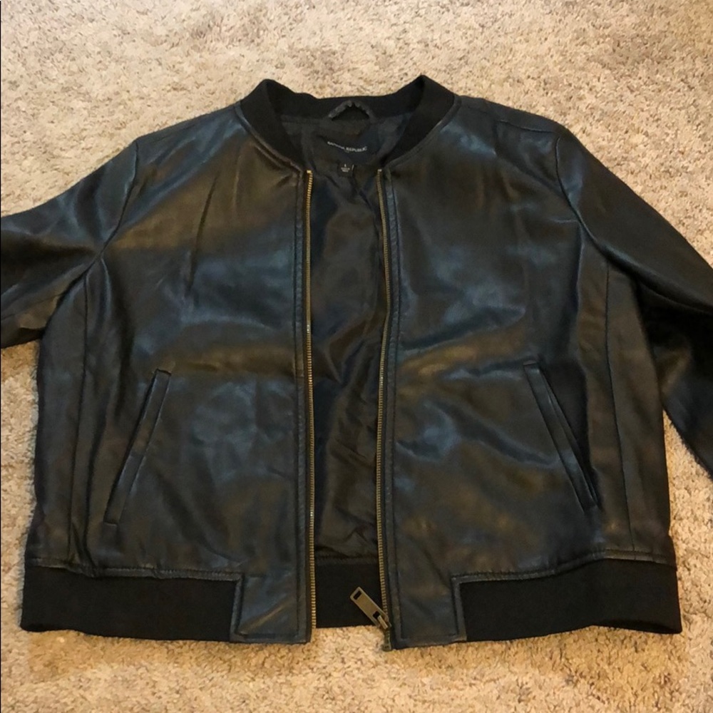 Leather Jacket- Zip up